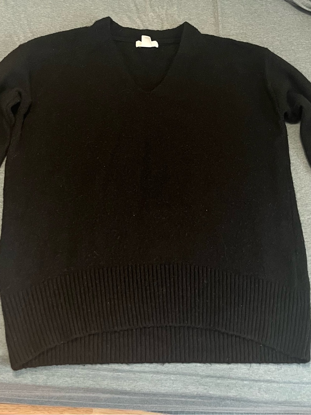 H&M Black V-Neck Sweater